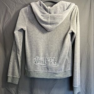 Von Dutch Velour Hoodie